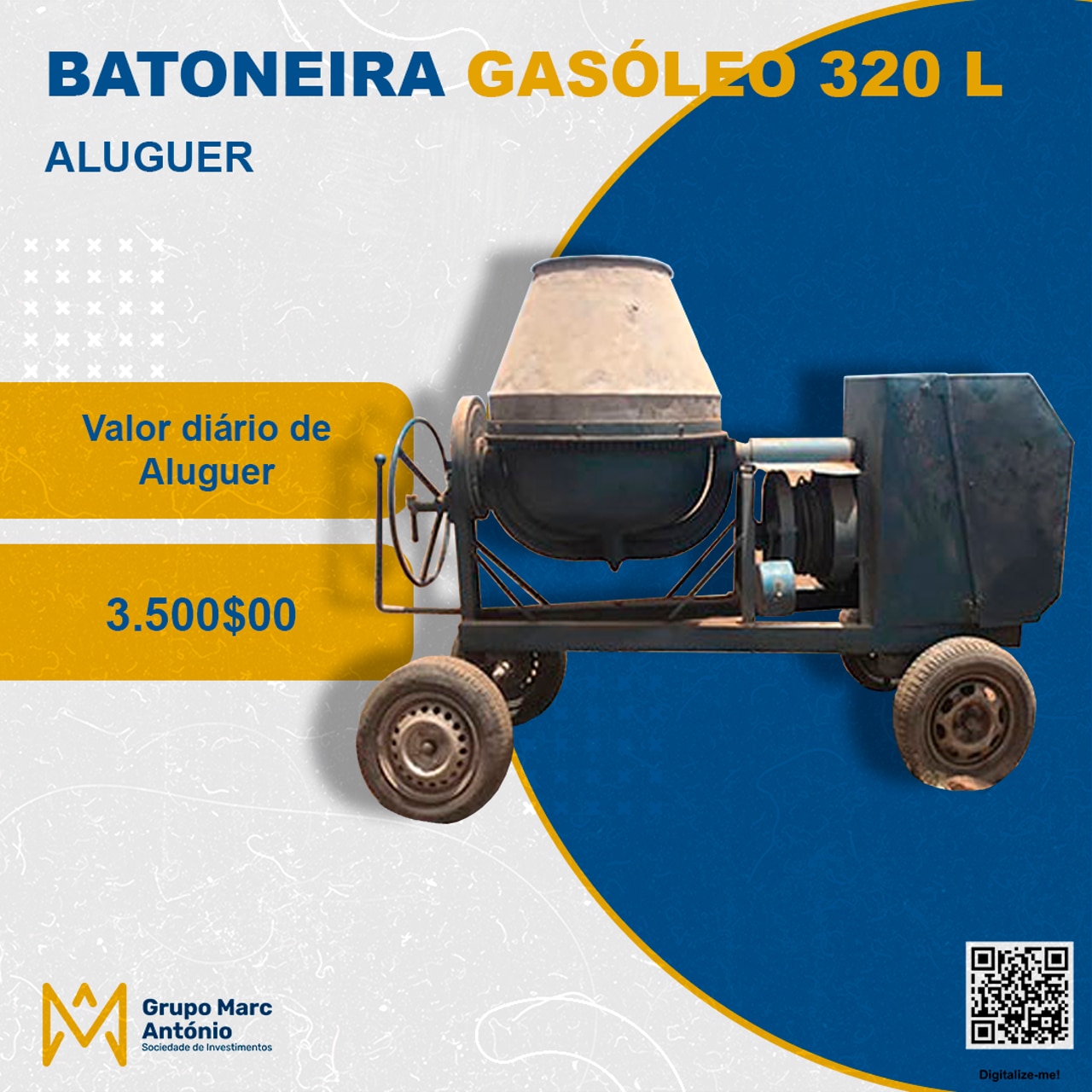 Batoneira Gasóleo 320L